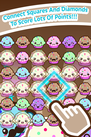 Mmmm Cupcakes! a Deliciously Cute Game of Color Conecting screenshot 3