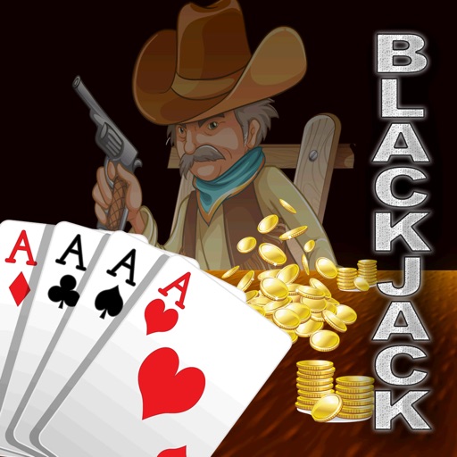 Blackjack Cowboy Run with Slots, Blackjack, Poker and More! icon