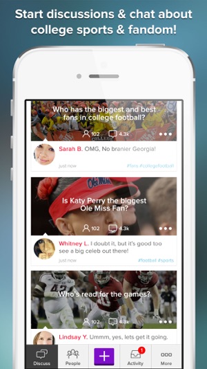 College Gameday Sports Chat and Fan Community(圖1)-速報App