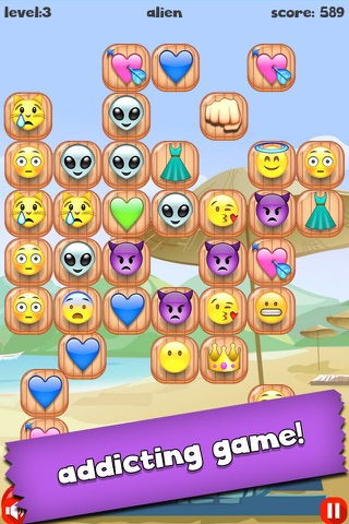 Emoji Bubble Pop - Cute Emoticon Art Tap Matching Game screenshot 4