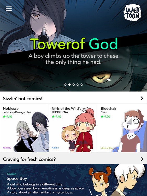 LINE Webtoon for iPad