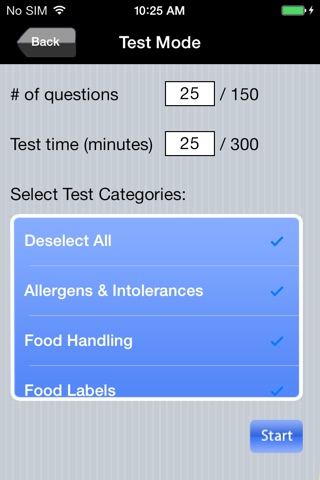 Food Allergy Safety Exam Prep screenshot 2