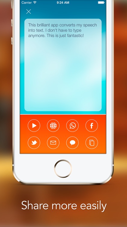 Speech Recogniser: Convert your voice to text with this dictation app.
