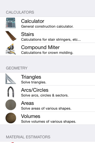 Construction Calc Pro - náhled