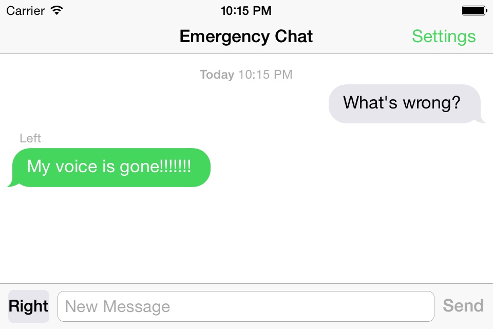 Emergency Chat screenshot 2