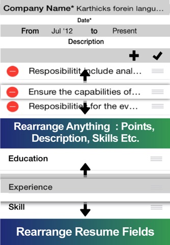Resume PDF Builder On the Go screenshot 4