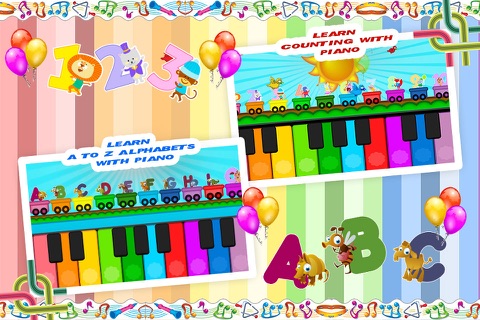 Kids Piano - Musical Baby Piano with Animals Dino Zoo screenshot 4