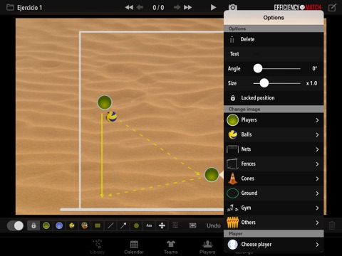 Efficiency Match Lite Volleyball screenshot 2