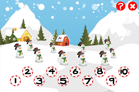 A Christmas Counting Game for Children: Learn to Count the Numbers with Santa Claus screenshot 2