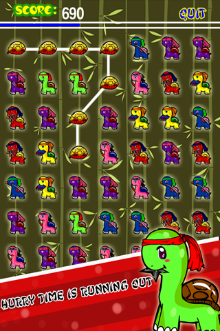 A Cute Turtles -Match the Ninjas 2048 screenshot 4