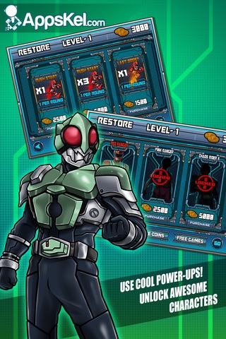 Ninja Samurai Power Charge – Megaforce Troopers Games for Free screenshot 2