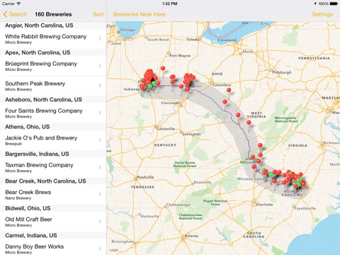BreweryMap HD screenshot 4