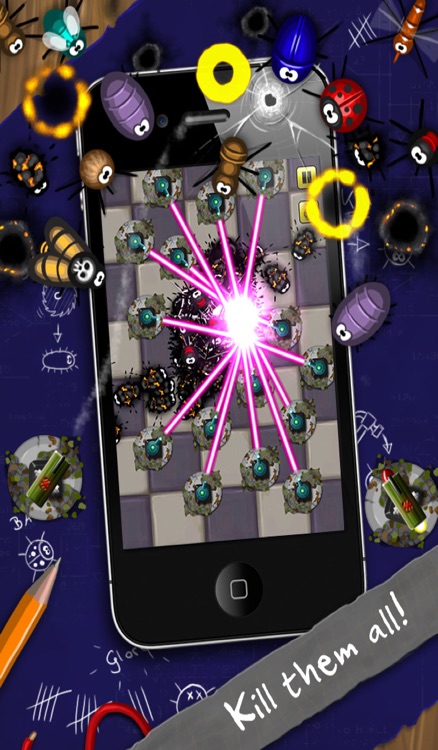 Pocket Bugs - Infinity Bugs with awesome Battle Weapons & Blades screenshot-3