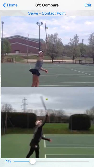 Screenshot #1 pour SY: Compare - Easy Tennis Video Comparison Tool For Player or Coach