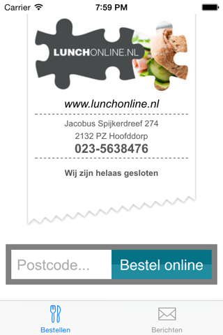 LunchOnline Hoofddorp screenshot 2