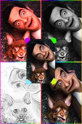 Funny picture - photo editor + photo booth effects + color text screenshot 3