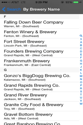 Michigan Brewery Beer Finder screenshot 3