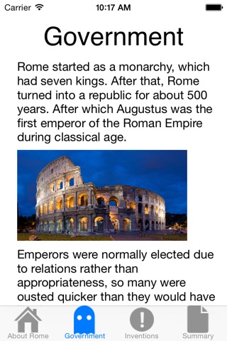 Ancient Rome History Guide screenshot 2