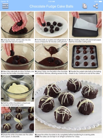 Baking - Cake Recipes Cookbook for iPad screenshot 3