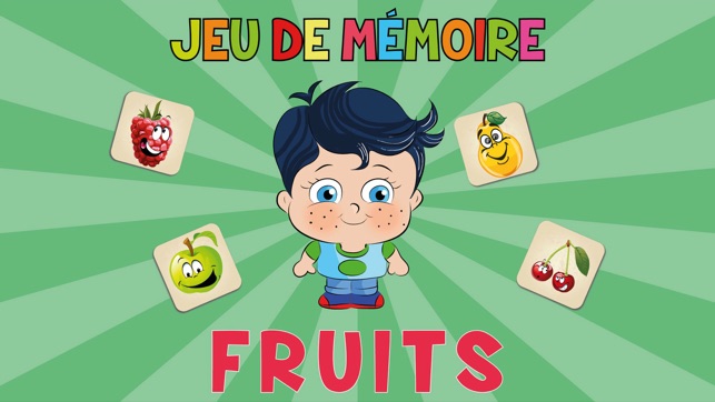 P'tit Génie - Jeu de Mémoire - Fruits - 