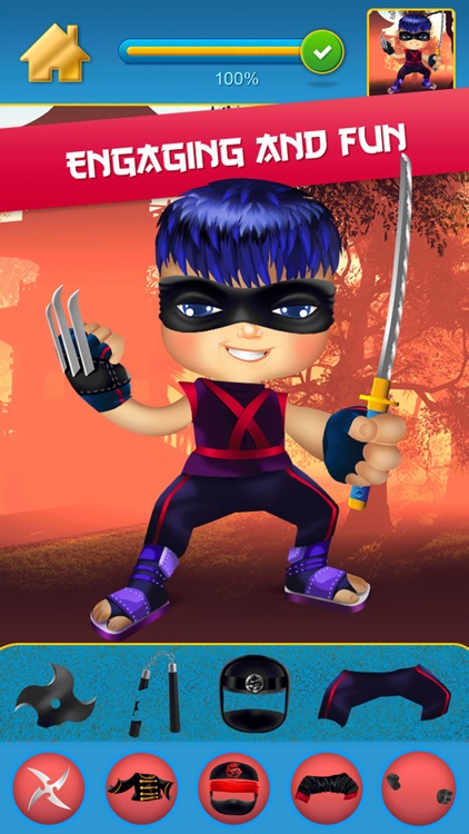 My Mega Power Ninja Hero Design & Copy Crazy Game screenshot-4