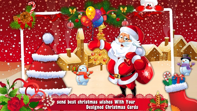 Christmas Card  Maker free 2015(圖2)-速報App