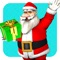 Circle the Santa Claus with Merry Christmas Presents