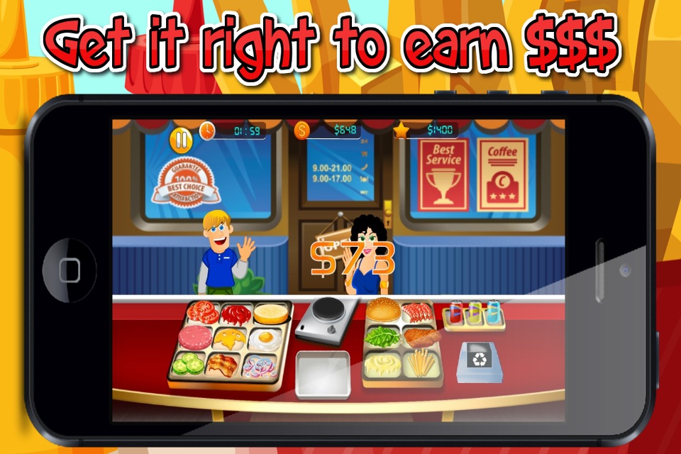 Snack Bar Billionaire - Food Tycoon screenshot 2