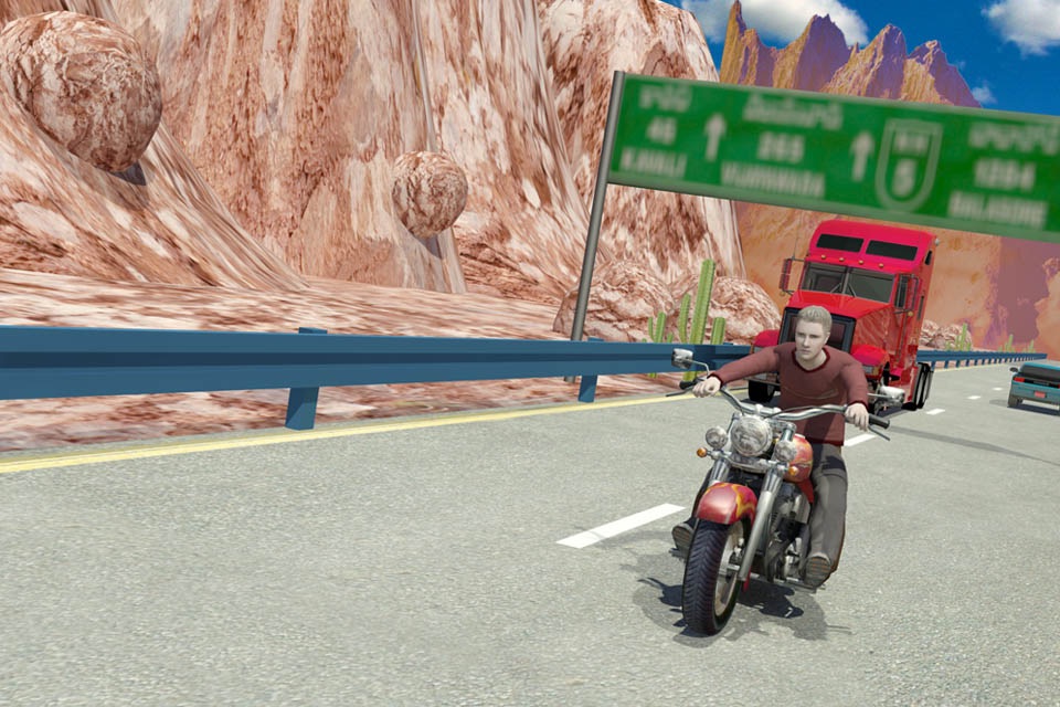 Moto Racer 3d With Traffic screenshot 4