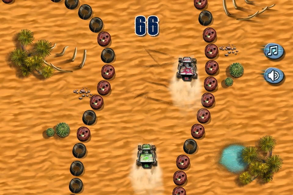 Dirt Race Fury Desert FREE screenshot 3