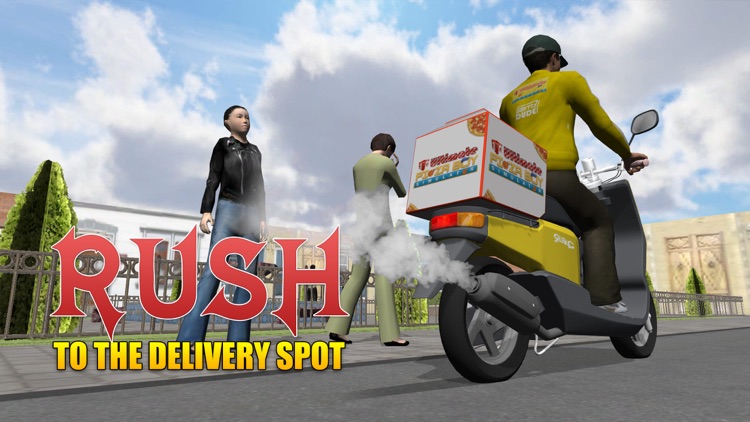 3D Ultimate Pizza Boy Simulator - Crazy motor bike rider and parking simulation adventure game