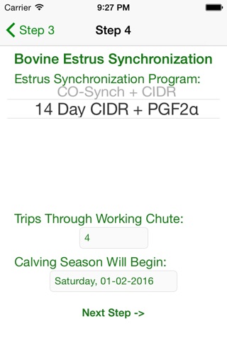 Bovine Estrus Synchronization screenshot 3