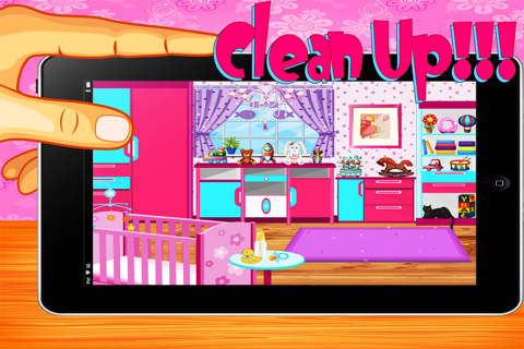 Baby Room Cleaning Game screenshot 2