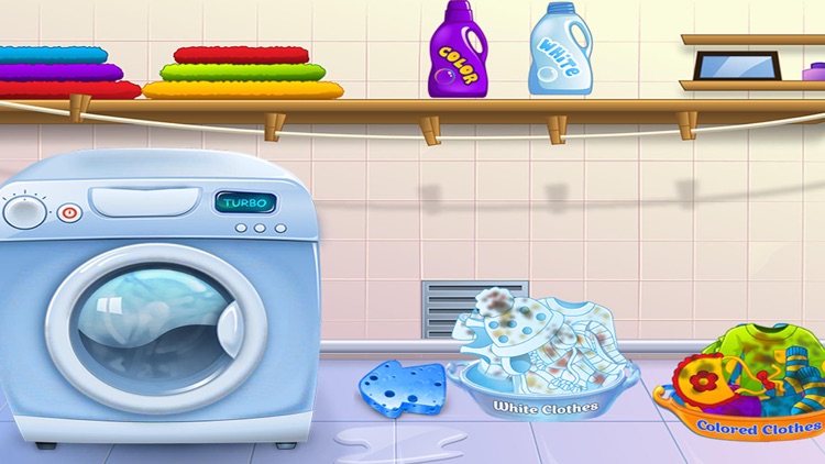 Baby Home Adventure – Free fun newborn baby care and washing cleaning game