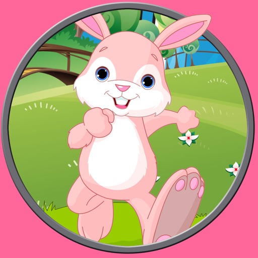 funny rabbits for kids - free game icon