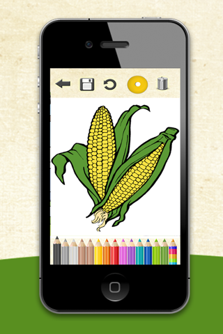 Book to paint and color the children: educational game coloring drawings with magic marker screenshot 2