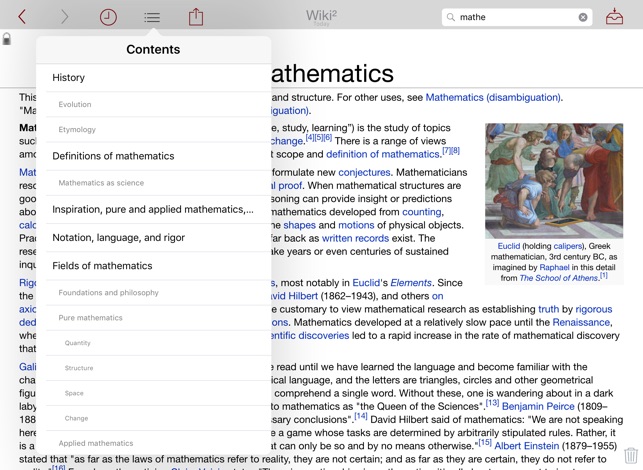 Wiki² - Wikipedia for iPad