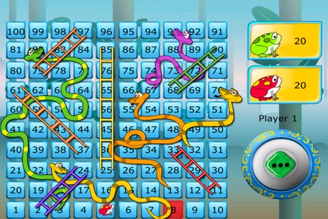Frog And Snakes Ladder - chutes and ladders screenshot 4