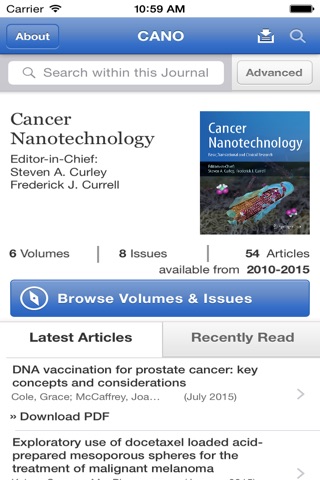 Cancer Nanotechnology screenshot 2