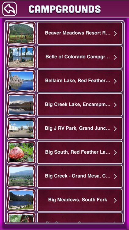 Colorado Campgrounds