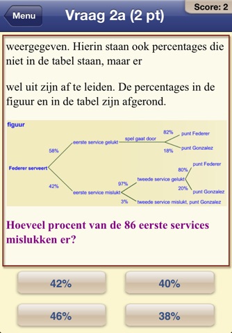 Wiskunde Examens HAVO-A screenshot 2