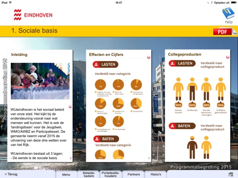 Begrotingsapp Gemeente Eindhoven 2015 screenshot 3