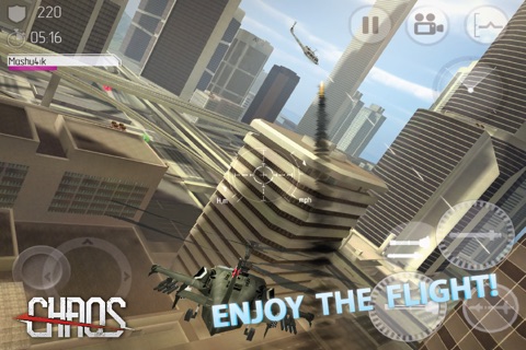 CHAOS - Multiplayer Helicopter Simulator 3D screenshot 3
