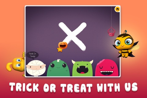 Monster Trace: Creepy Crawly Numbers and Math Symbol Tracing for kids FREE screenshot 4