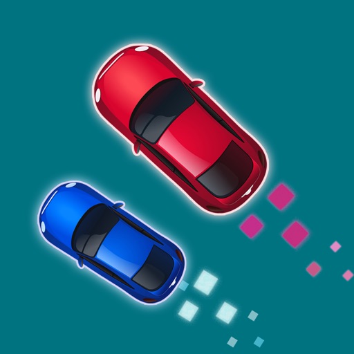 2 Cars- Top crossy road race get the circles, avoid the squares!