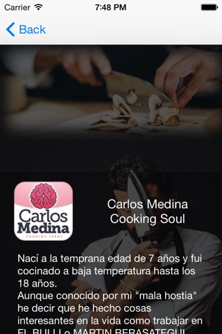 Carlos Medina Cooking Ideas screenshot 2