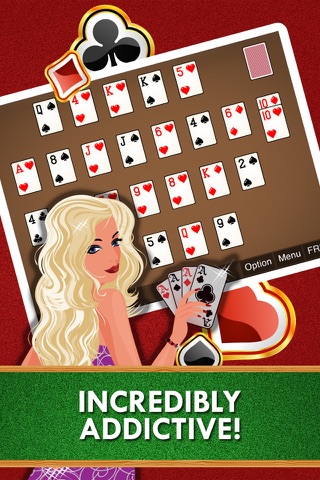 Carpet Solitaire Free Card Game Classic Solitare Solo screenshot 3