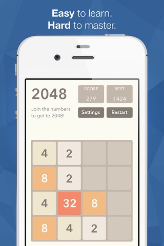 2048 Pro: Logic Puzzle Game to Train Your Brain screenshot 2