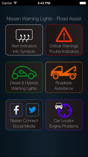 App for Nissan Cars - Nissan Warning Lig