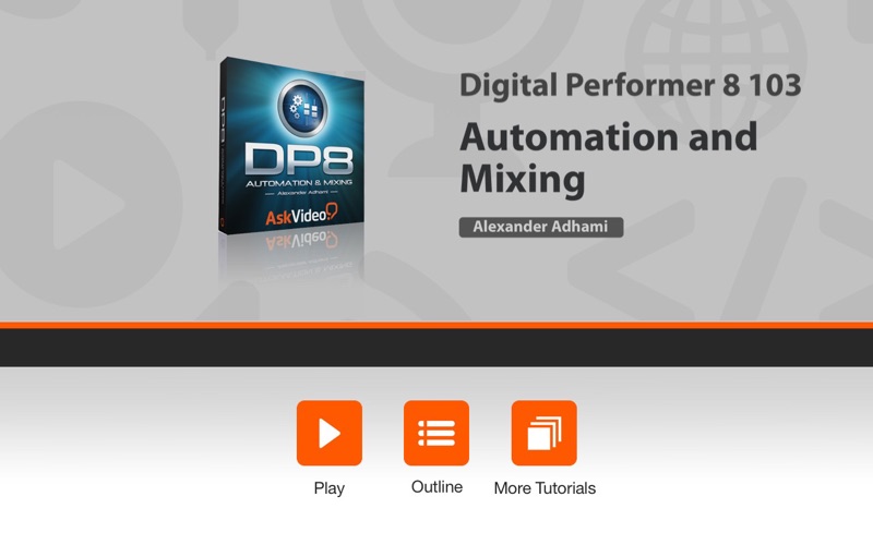 AV for Digital Performer 8 103 - Automation and Mixing thumbnail 1